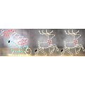 Luca Lighting Ropelight Santa Claus with reindeer movable 309 LED colorful - Thumbnail 1