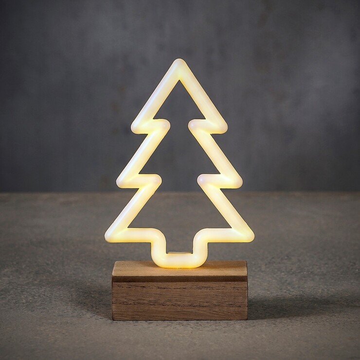 Luca Lighting Neon Light Baum 70 LED warmweiß batteriebetrieben und Timer - Pic 1