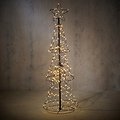 Luca Lighting LED Weihnachtsbaum mit Stern 170 LED warmweiß 120 cm Metall schwarz