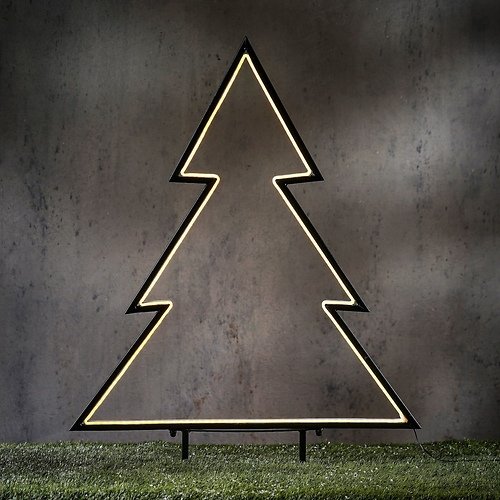 Garden d'light Neon fiche de jardin sapin 100cm noir 172 LED blanc chaud