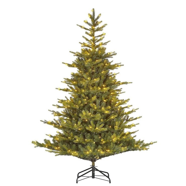 Edelman Black Box Trees LED-Weihnachtsbaum Grimshaw 260 LED warmweiß innen 185 cm grün - Thumbnail 1