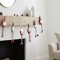 Luca Lighting Fata LED 12 LED bianco caldo a batteria 165 cm rosso grigio - Thumbnail 1