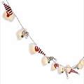 Luca Lighting LED víla světla 12 LED teplá bílá vnitřní baterie 165 cm červená šedá - Thumbnail 2