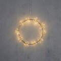 Luca Lighting Lichtkranz 100 LED warmweiß 30 cm gold