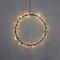 Luca Lighting LED wreath 100 LED warm white 30 cm metal black