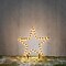 Luca Lighting LED garden plug star 86 LED warm white 73 cm black
