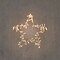 Luca Lighting Star 80 LED classic white with timer 38 cm silver