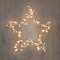 Luca Lighting Star 80 LED classic white with timer 38 cm silver