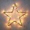 Luca Lighting star 80 LED warm white with timer 38 cm black