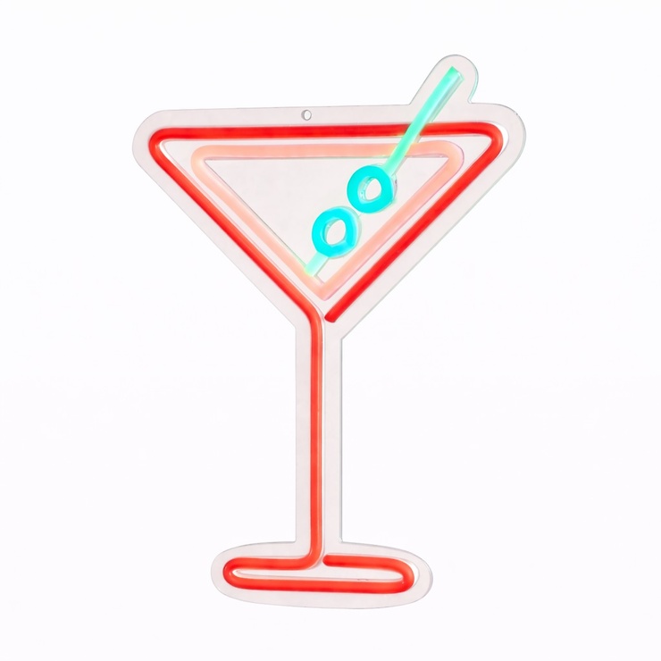 Luca Lighting LED Neonlicht Cocktail 178 LED bunt 32 cm außen - Thumbnail 1