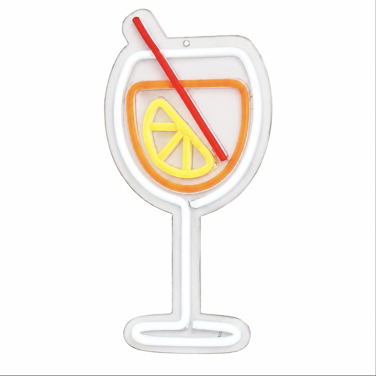 Luca Lighting LED Neonlicht Limonade 193 LED bunt 32 cm aussen - Thumbnail 1