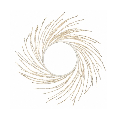 Luca Lighting LED Kranz 285 LED klassisch weiss 30 cm Weiss
