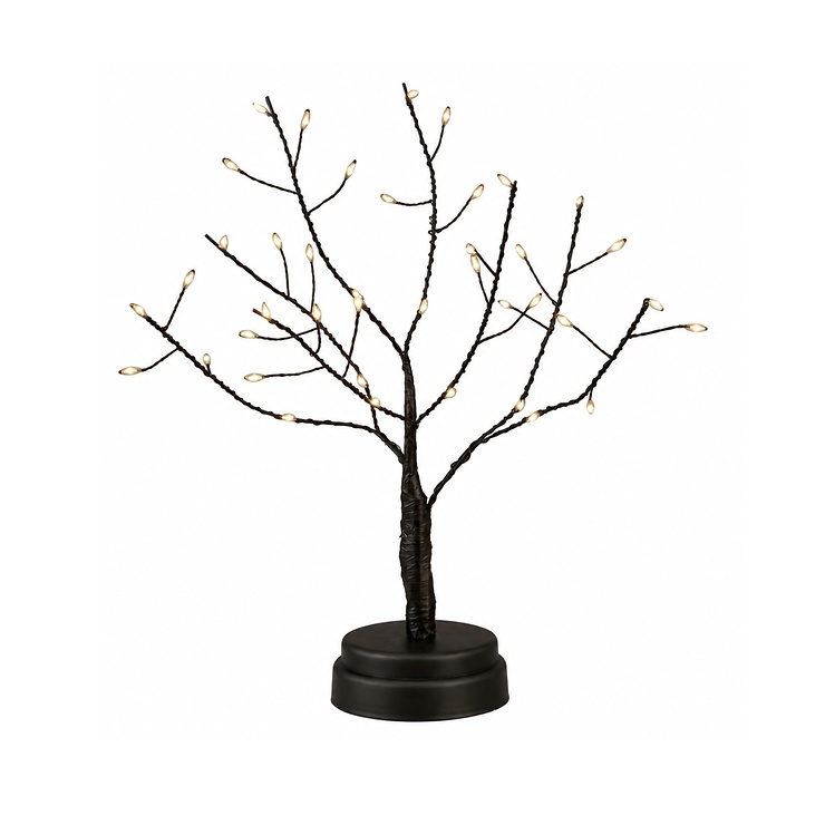 Luca Lighting LED Baum 40 LED klassisch weiss batteriebetrieben 30 cm schwarz - Thumbnail 2