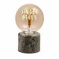 Luca Lighting LED Tischlampe Jingle Bells 14,5 cm USB braun gelb - Thumbnail 2