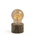 Luca Lighting LED Tischlampe Croissant 14,5 cm USB braun gelb  - Thumbnail 2