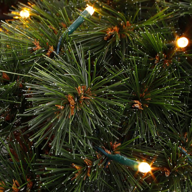 Triumph Tree Couronne de Noël à LED Forest Frosted 48 LED 45 cm vert  - Thumbnail 2
