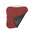 Elvang Sitzunterlage Multi Wolle Outdoor rot 44 x 44 cm - Thumbnail 1