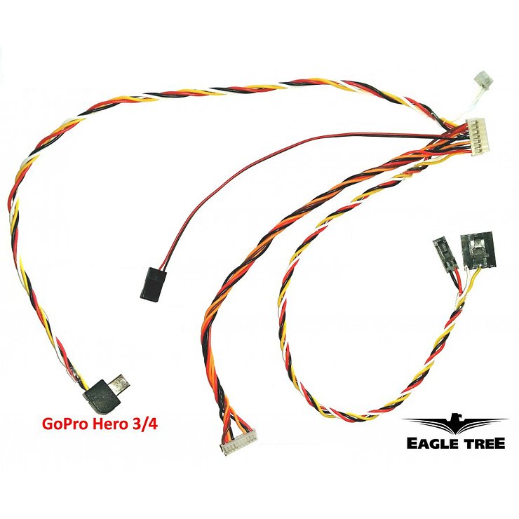 Eagle Tree Plug &amp; Play AV Cable para GoPro - Pic 1