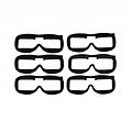 FatShark Foam Ultimate Kit pour les lunettes vidéo Dominator et Attitude - Thumbnail 2
