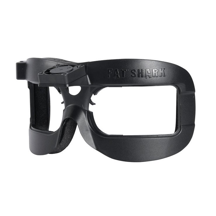 FatShark Face Plate schwarz Frontplatte V2 mit Lüfter für die Fatshark Dominator - Thumbnail 1