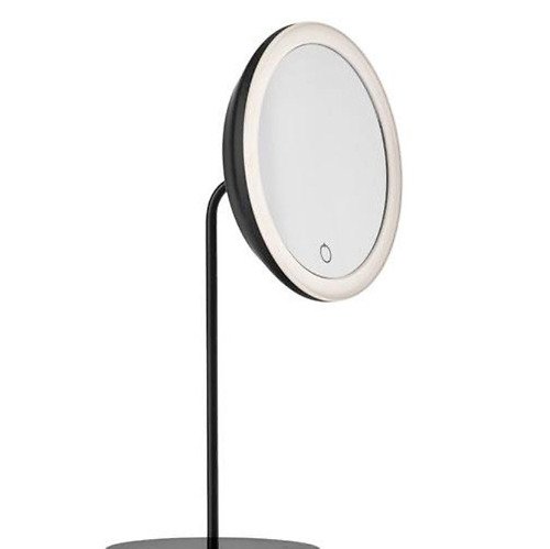 Zone Danemark Miroir de table cosmétique noir grossissement 5x