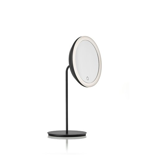 Zone Danemark Miroir de table cosmétique noir grossissement 5x