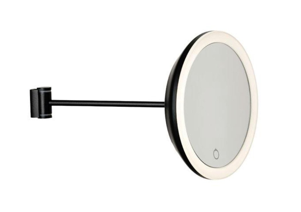 Zone Denmark cosmetics wall mirror 5-fold magnification black - Pic 1