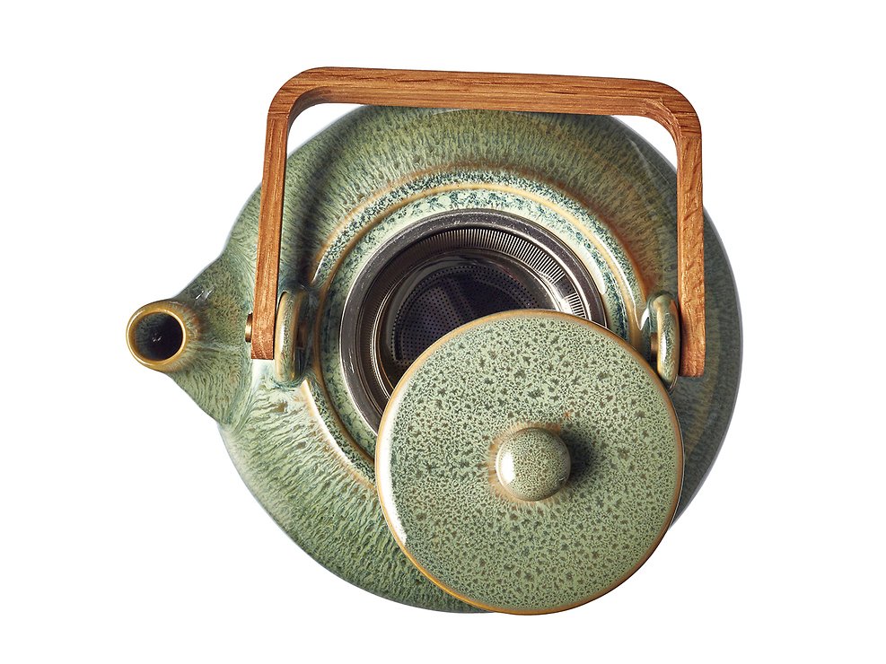 BITZ Teiera con colino da 1,2 litri Gres verde - Thumbnail 3