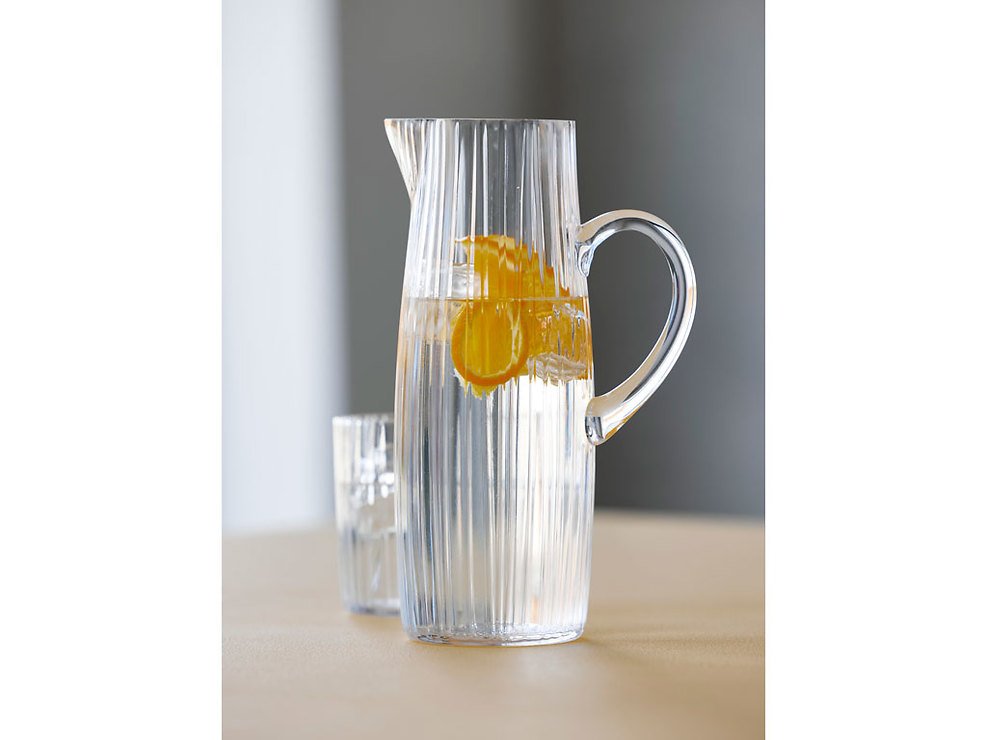 Bitz Kusintha carafe 1.2 liter glass clear - Thumbnail 2