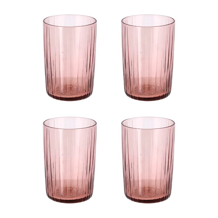 Bitz Kusintha Wasserglas 0,28 Liter 4 Stk. pink - Pic 1