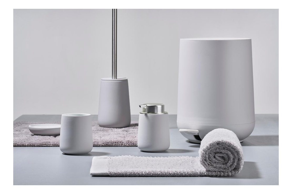 Zone Danemark distributeur de savon Nova 0,25 l céramique soft touch gris clair mat - Thumbnail 2