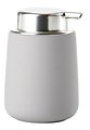Distributore di sapone Zone Denmark Nova 0,25 l in ceramica soft touch grigio chiaro opaco - Thumbnail 1