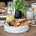 Zone Denmark bread basket Singles 25,5cm metal light gray - Thumbnail 2