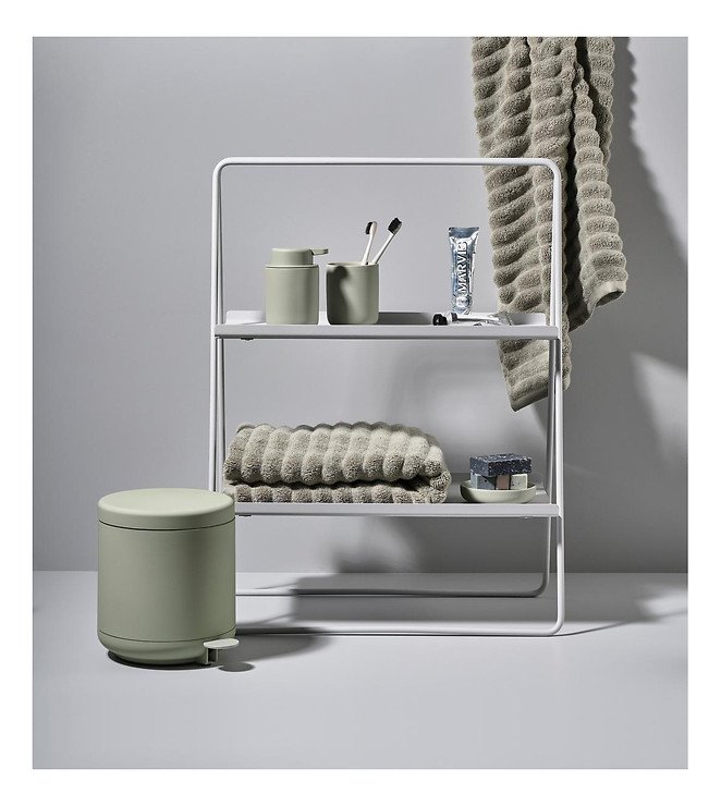 Zona Danimarca Spazzolino da denti Tazza Ume Ceramica Ume Soft Touch verde eucalipto - Thumbnail 3