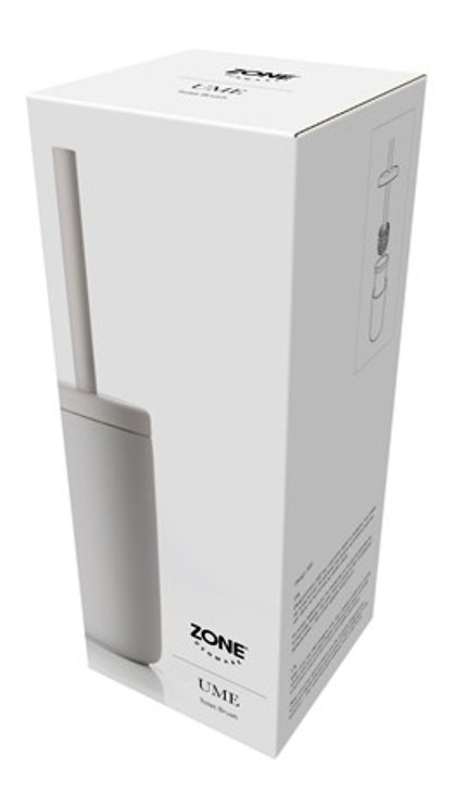 Zone Denmark toilet brush Ume ceramic soft touch light gray - Thumbnail 3