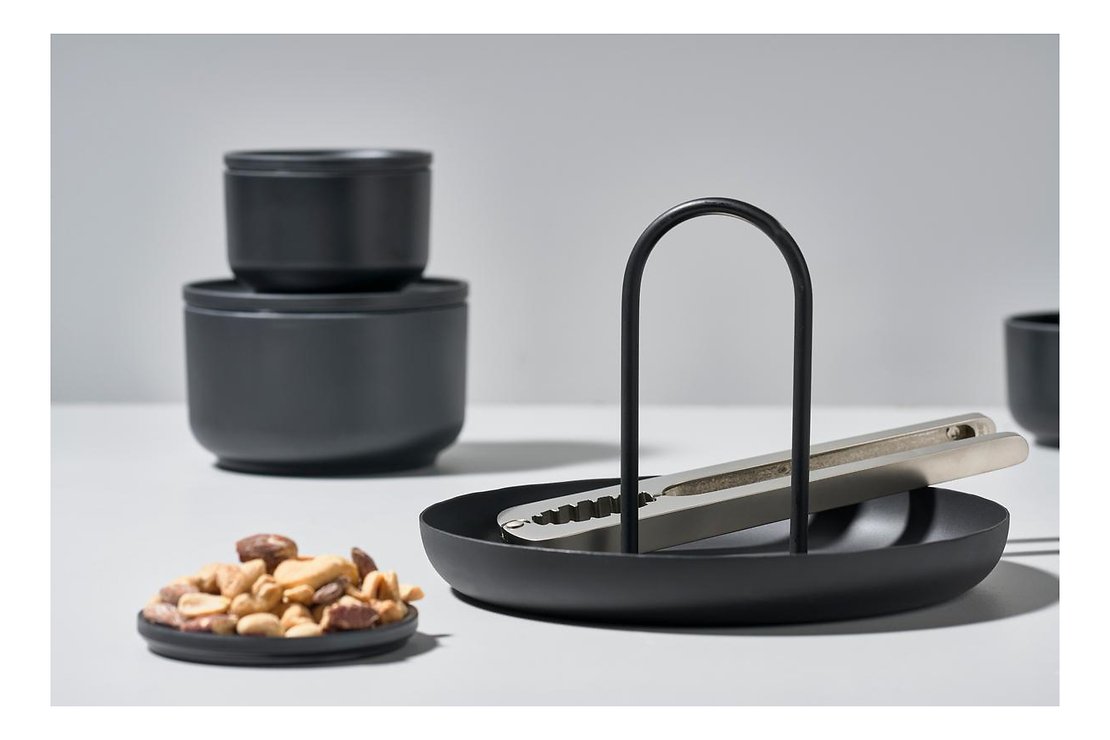 Zona Danimarca Vassoio Singoli in metallo nero - Thumbnail 3