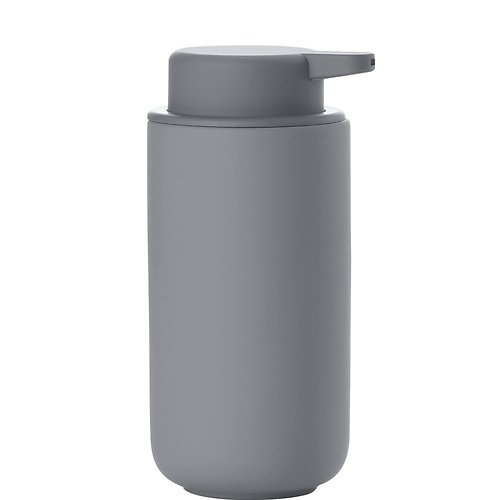 Zone Denmark Dispenser per sapone Ume in ceramica 0,45 l Soft Touch Grigio