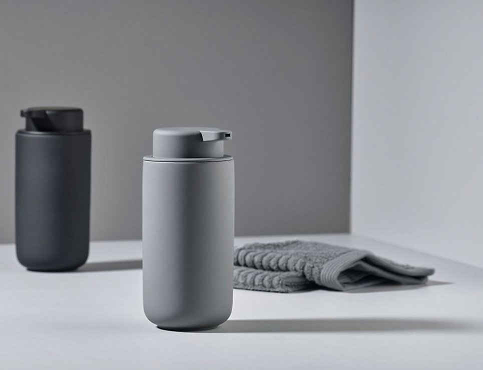 Zone Denmark Soap Dispenser Ume Ceramic 0.45 l Soft Touch Grey - Thumbnail 2