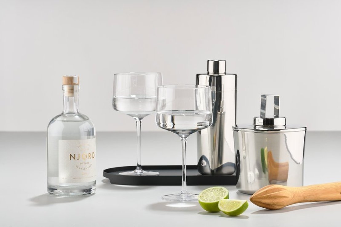 Zona Danimarca Rocce Gin Tonic di vetro 270ml set da 270ml di 2 - Thumbnail 2