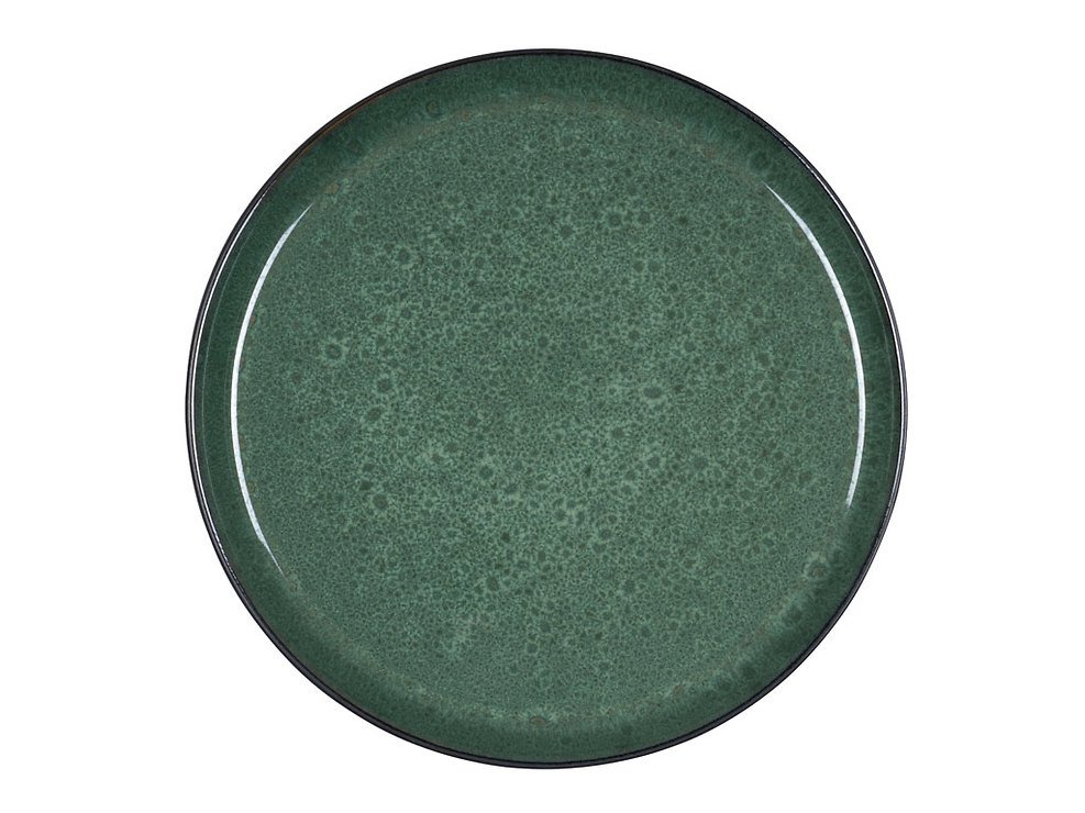 Bitz piatto da pranzo 27cm nero verde - Thumbnail 1