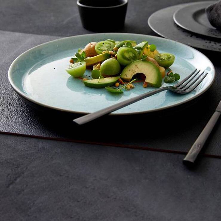 Bitz breakfast plate 21cm grey light blue - Thumbnail 2