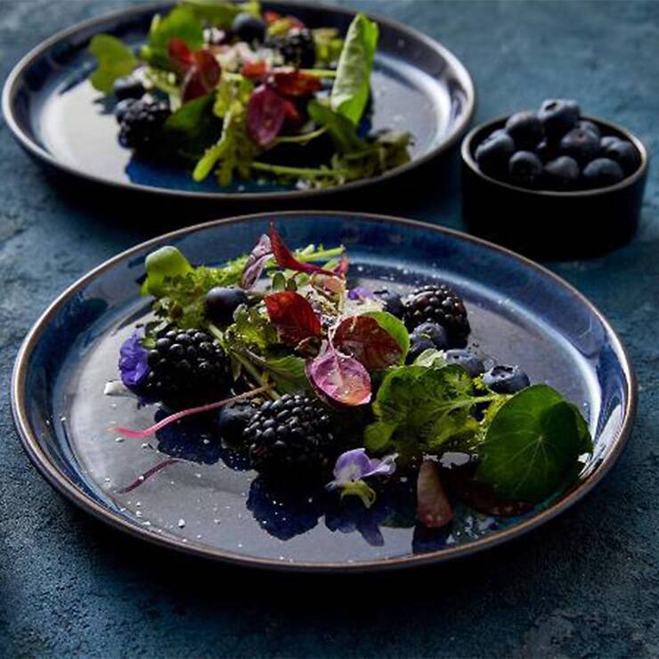 Bitz Frühstücksteller 21cm schwarz dunkelblau - Thumbnail 2