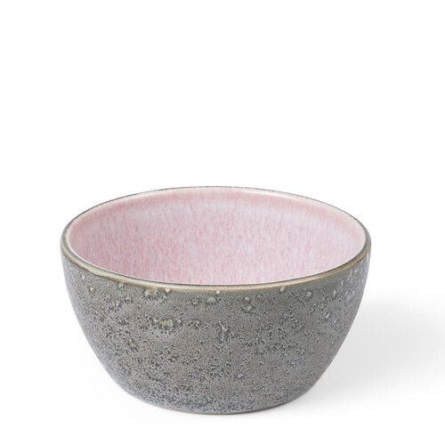 Bitz snack bowl 12 cm grey pink