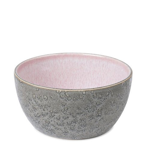 Bitz snack bowl 14 cm grey pink
