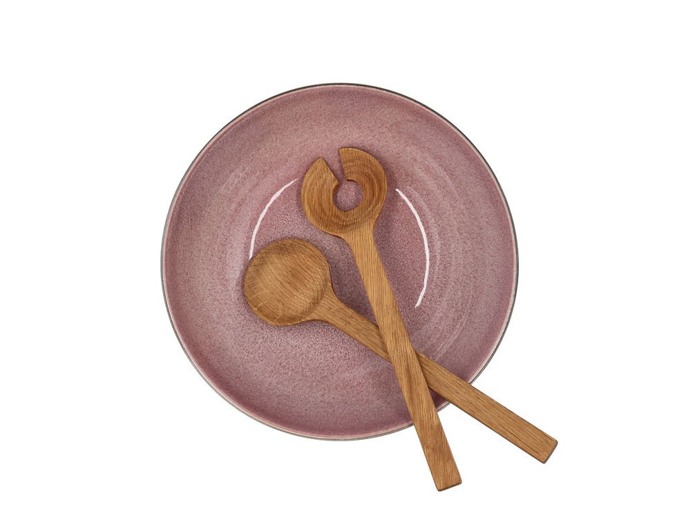 Bitz salad bowl 30cm grey pink - Thumbnail 2