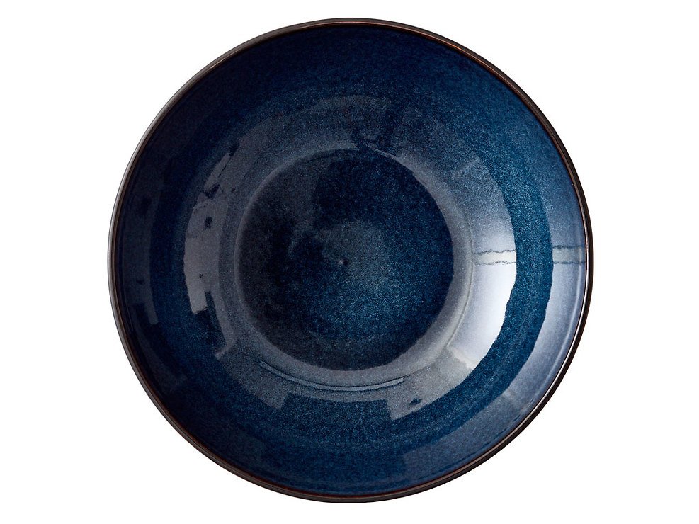 Bitz Salatschüssel 30cm schwarz dunkelblau - Thumbnail 2