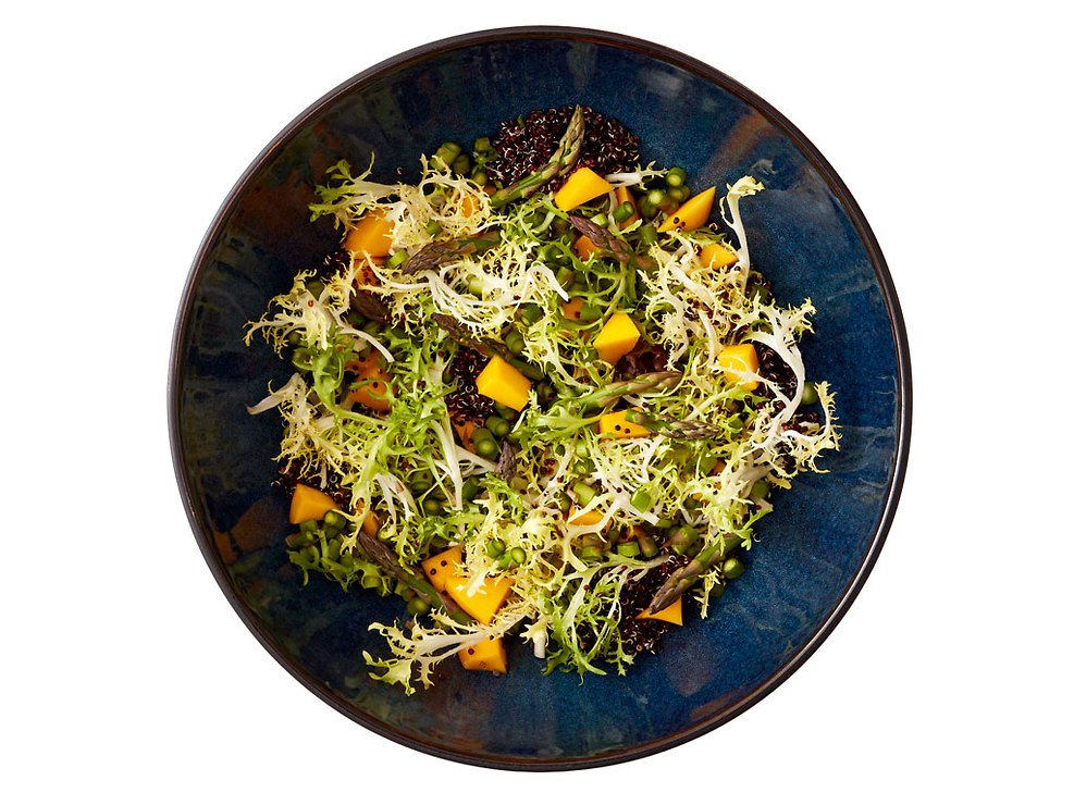 Bitz Salatschüssel 30cm schwarz dunkelblau - Thumbnail 3