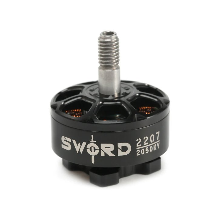 FlyFishRC Sword 2207 2050KV 6S FPV Motor Black - Thumbnail 1