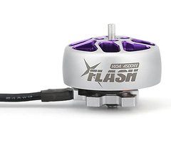 FlyFishRC Flash 1404 4500KV FPV Motor Silber Lila