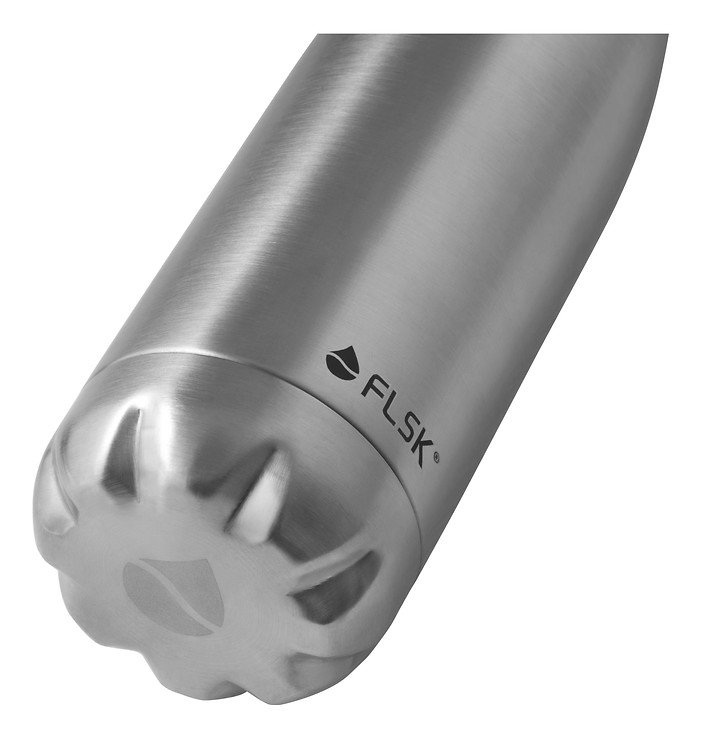 FLSK Isolierflasche 500 ml 25 x 7 cm Edelstahl - Thumbnail 4